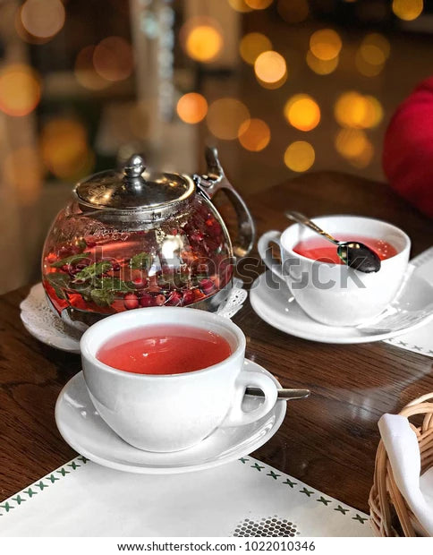 Frugt thé med strejf af mint